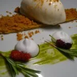 sorbet pêche blanche à l'estragon
