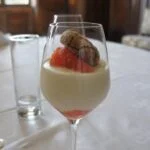 Mousse de chocolat blanc au pamplemousse