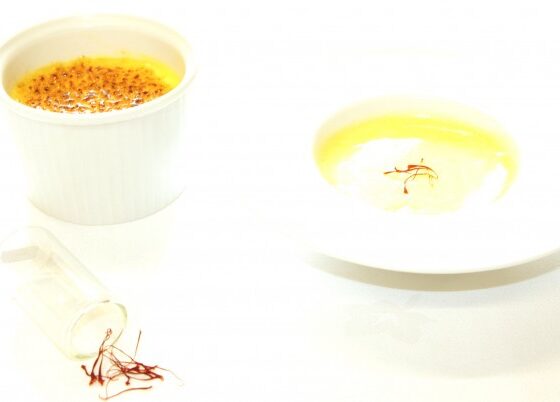 Crème brulée au safran