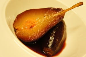 Poire au vin rouge cooking4u