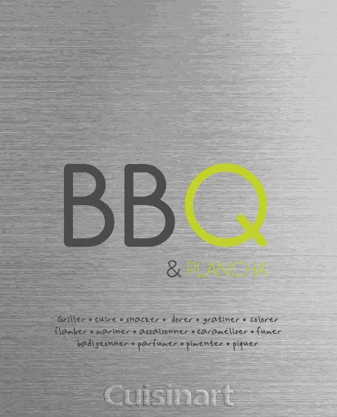 Cuisinart recettes pour barbecue