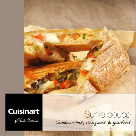 Livre Cuisinart Croques Monsieur