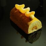 Bûche châtaigne clémentine